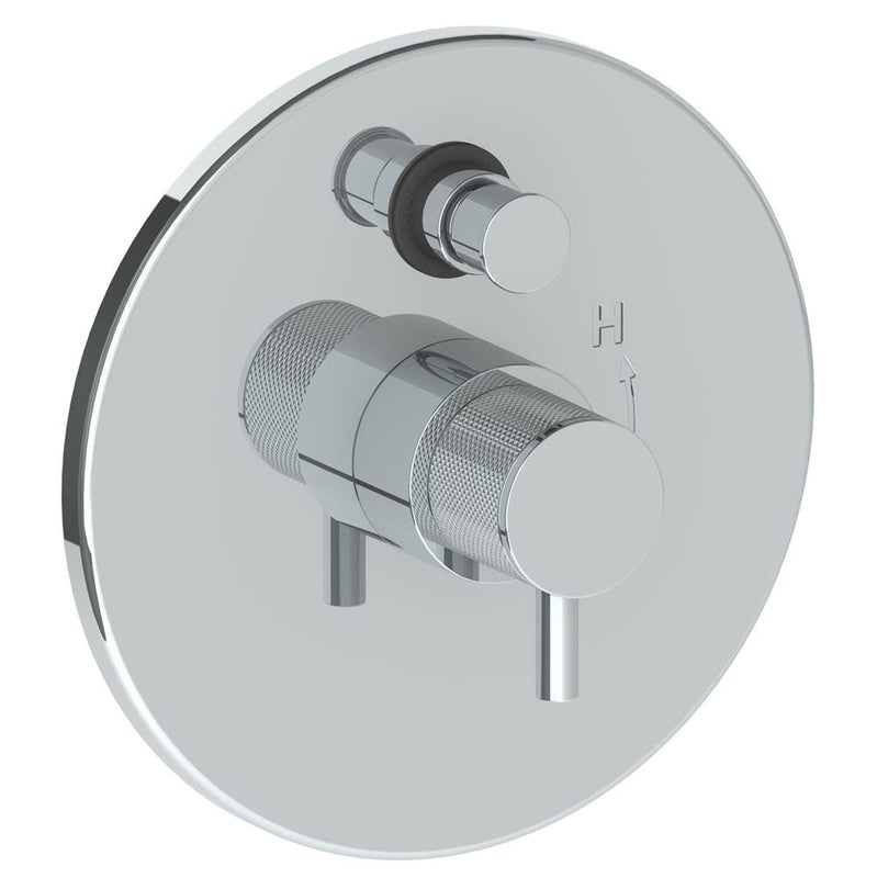 Watermark 22-P90-TIC Titanium Wall Mounted Pressure Balance Shower Trim With Diverter 7" Diameter