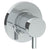 Watermark 22-T15-TIB Titanium Wall Mounted Mini Thermostatic Shower Trim 3-1/2" Diameter