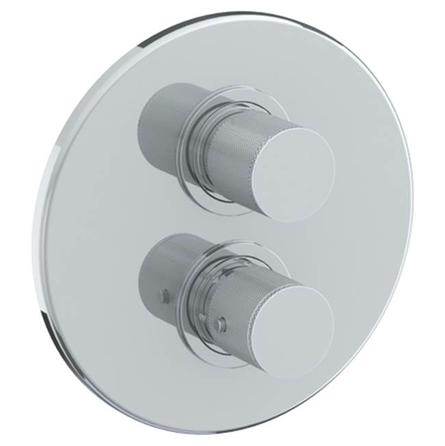 Watermark 22-T20-TIA Titanium Wall Mounted Thermostatic Shower Trim With Built-In Control 7-1/2" Diameter - Parent