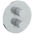 Watermark 22-T20-TIA Titanium Wall Mounted Thermostatic Shower Trim With Built-In Control 7-1/2" Diameter - Parent