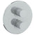 Watermark 22-T20-TIA Titanium Wall Mounted Thermostatic Shower Trim With Built-In Control 7-1/2" Diameter