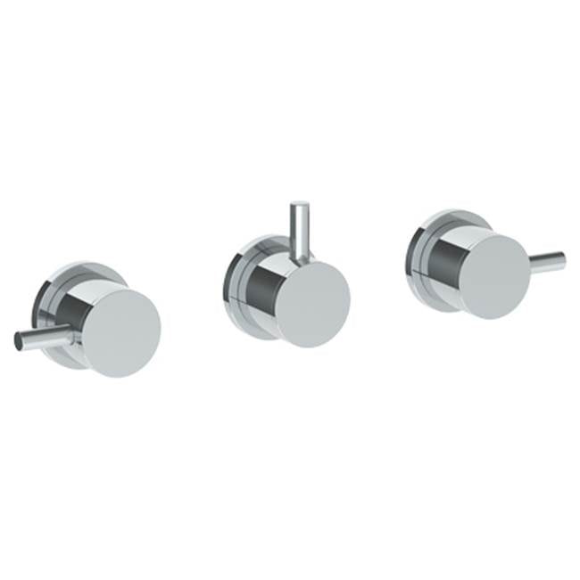 Watermark 22-WTR3-TIB Titanium Wall Mounted 3-Valve Shower Trim