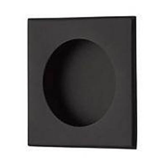 Emtek 2213 Square Flush Pull with Round Bore