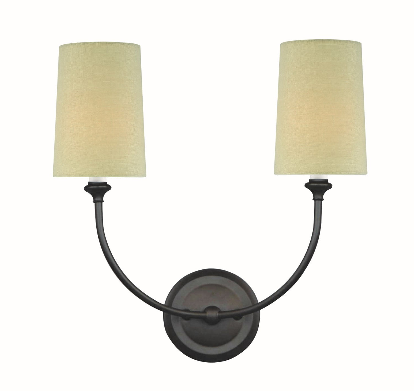 Crystorama 2242 Libby Langdon for Crystorama Sylvan 2 Light Sconce