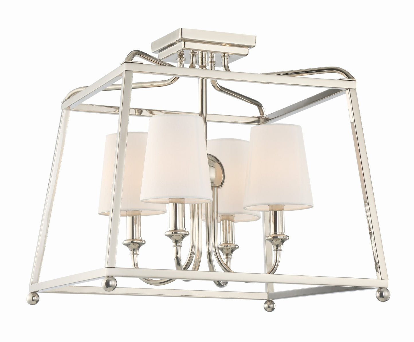 Crystorama 2243 Libby Langdon for Crystorama Sylvan 4 Light Ceiling Mount