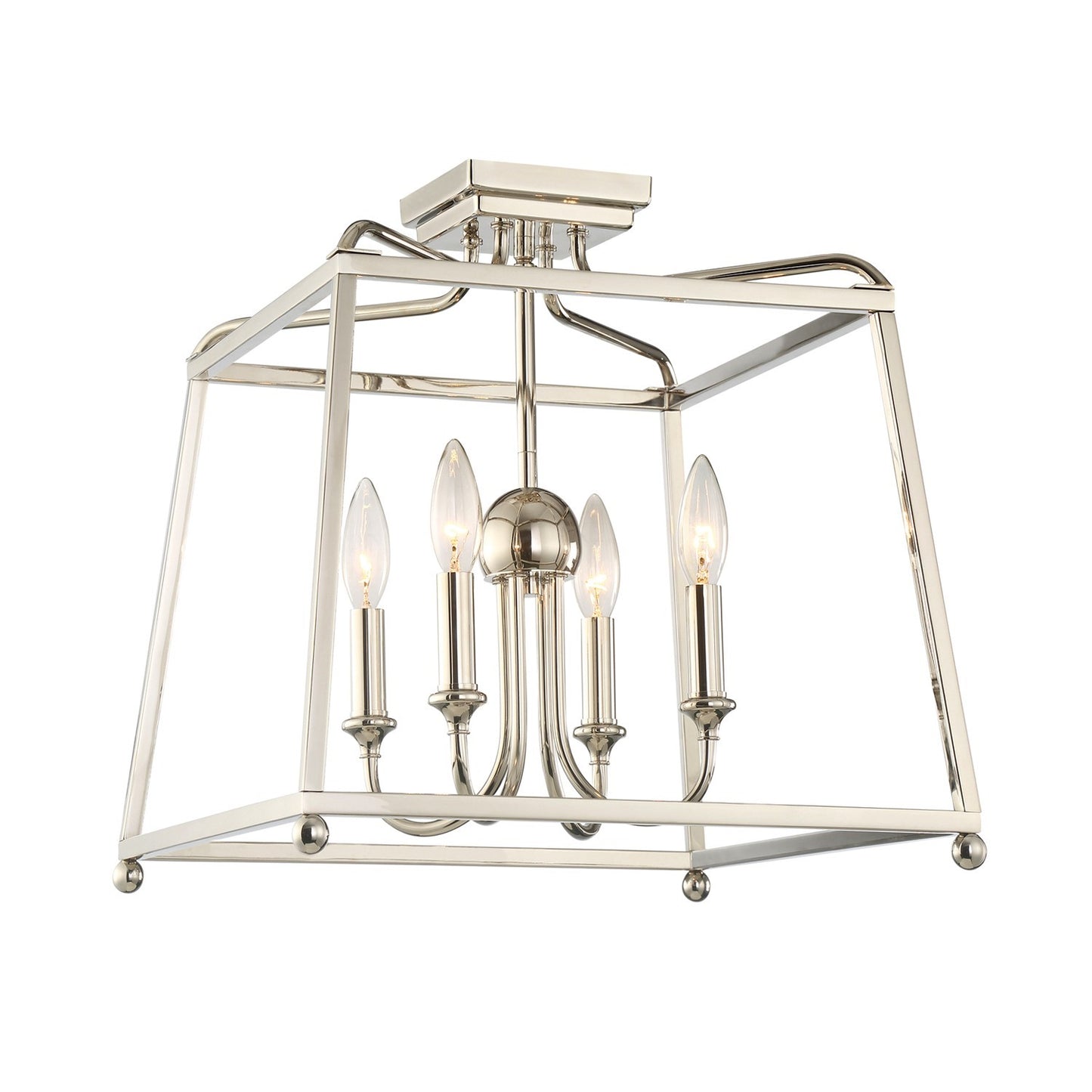 Crystorama 2243_NOSHADE Libby Langdon for Crystorama Sylvan 4 Light Ceiling Mount