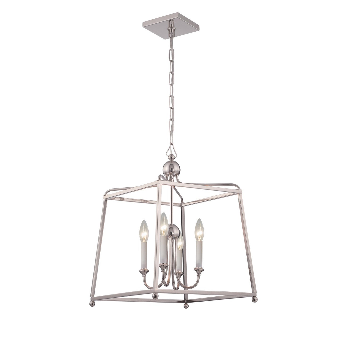 Crystorama 2245_NOSHADE Libby Langdon for Crystorama Sylvan 4 Light Chandelier