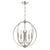 Crystorama 2247-PN_NOSHADE Libby Langdon for Crystorama Sylvan 5 Light Chandelier - Polished Nickel