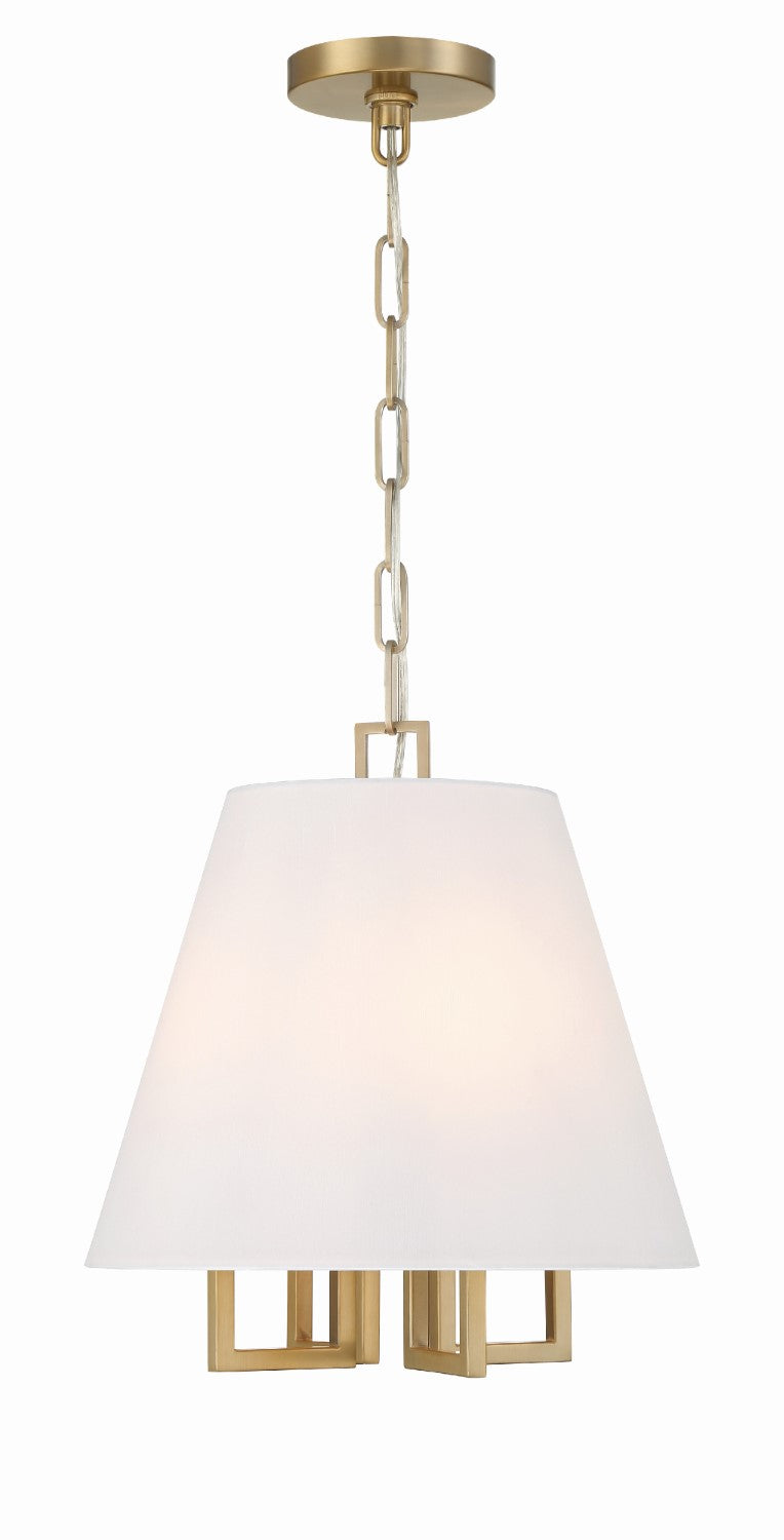 Crystorama 2254 Libby Langdon for Crystorama Westwood 4 Light Mini Chandelier