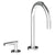 Watermark 23-1.3-L8 Loft 2.0 Deck Mounted 2 Hole Gooseneck Lavatory Set