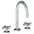 Watermark 23-2-L9 Loft 2.0 Deck Mounted 3 Hole Gooseneck Lavatory Set
