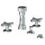 Watermark 23-4-L9 Loft 2.0 Deck Mounted 4-Hole Bidet - Parent