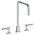 Watermark 23-7-L8 Loft 2.0 Deck Mounted 3 Hole Square Top Kitchen Faucet - Parent