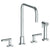 Watermark 23-7.1-L8 Loft 2.0 Deck Mounted 4 Hole Square Top Kitchen Set - Includes Side Spray