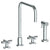 Watermark 23-7.1-L9 Loft 2.0 Deck Mounted 4 Hole Square Top Kitchen Set - Includes Side Spray
