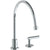 Watermark 23-7.1.3EG-L8 Loft 2.0 Deck Mounted 2 Hole Extended Gooseneck Kitchen Faucet