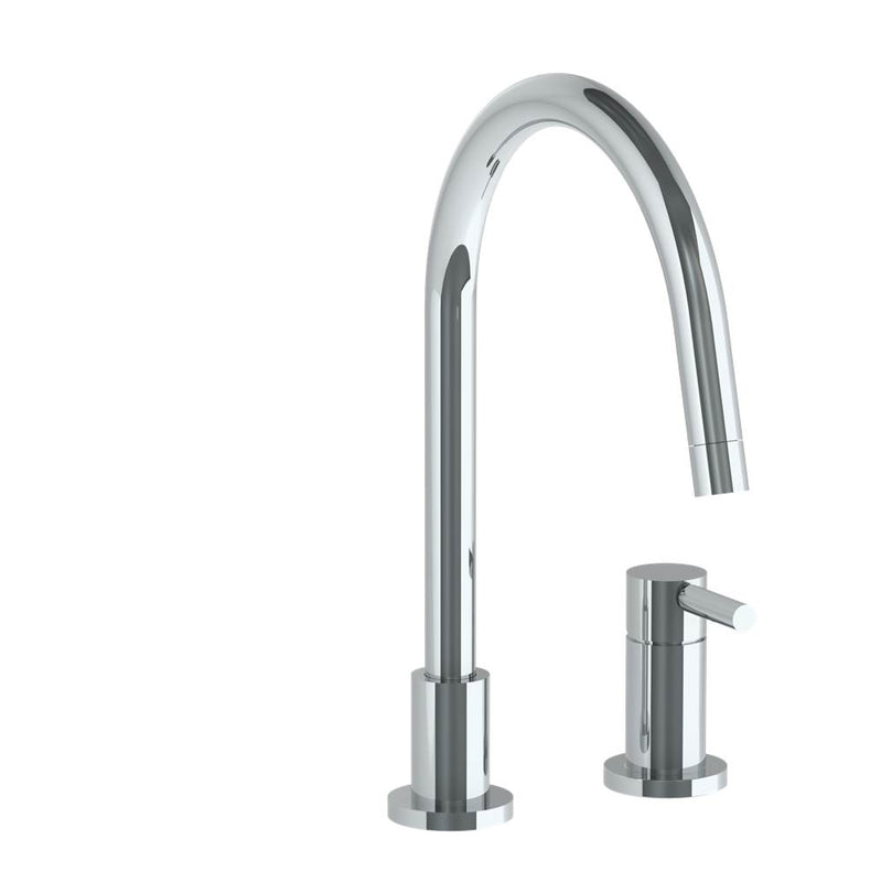 Watermark 23-7.1.3G-L8V Deck Mounted 2 Hole Gooseneck Kitchen Faucet - Parent