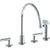 Watermark 23-7.1EG-L8 Loft 2.0 Deck Mounted 4 Hole Extended Gooseneck Kitchen Set - Includes Side Spray