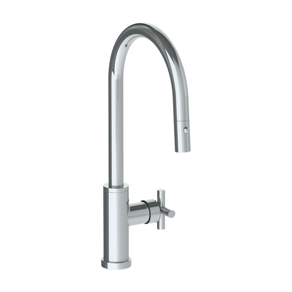 Watermark 23-7.3PG2-L9 Deck Mounted 1 Hole Gooseneck Kitchen Faucet With Pull Down Spray - High Spout - Parent