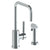 Watermark 23-7.4-L8 Loft 2.0 Deck Mounted 2 Hole Square Top Kitchen Set - Includes Side Spray