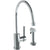 Watermark 23-7.4EG-L8 Loft 2.0 Deck Mounted 2 Hole Extended Gooseneck Kitchen Set - Includes Side Spray