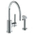 Watermark 23-7.4G-L8 Loft 2.0 Deck Mounted 2 Hole Gooseneck Kitchen Set - Includes Side Spray