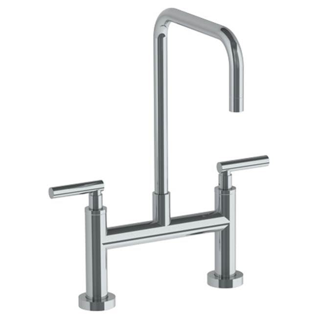 Watermark 23-7.5-L8 Loft 2.0 Deck Mounted Bridge Square Top Kitchen Faucet