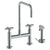 Watermark 23-7.65-L9 Loft 2.0 Deck Mounted Bridge Square Top Kitchen Faucet With Independent Side Spray
