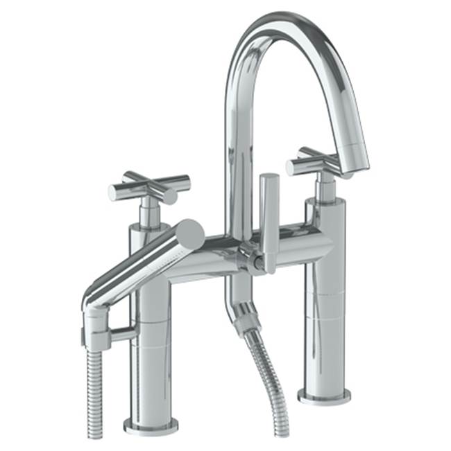 Watermark 23-8.2-L9 Loft 2.0 Deck Mounted Exposed Gooseneck Bath Set With Hand Shower - Parent
