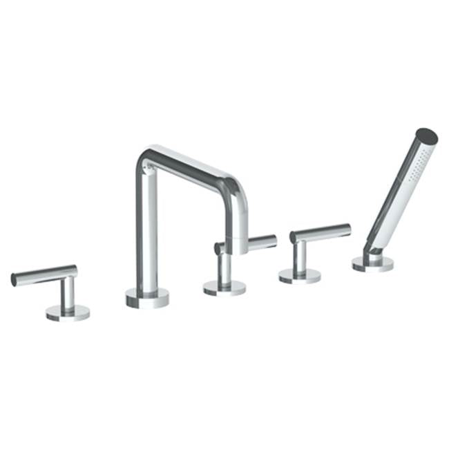 Watermark 23-8.26.1-L8 Loft 2.0 Deck Mounted 5 Hole Square Bath Set - Parent