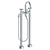 Watermark 23-8.3-L9 Loft 2.0 Floor Standing Bath Set With Gooseneck Spout & Slim Hand Shower