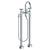 Watermark 23-8.3-L9 Loft 2.0 Floor Standing Bath Set With Gooseneck Spout & Slim Hand Shower