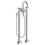 Watermark 23-8.3V-L9 Loft 2.0 Floor Standing Bath Set With Gooseneck Spout & Volume Hand Shower