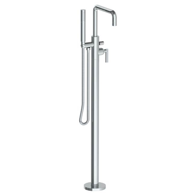 Watermark 23-8.8-L8 Loft 2.0 Single Hole Floor Standing Square Bath Set With Hand Shower