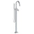 Watermark 23-8.8G-L9 Loft 2.0 Single Hole Floor Standing Gooseneck Bath Set With Hand Shower