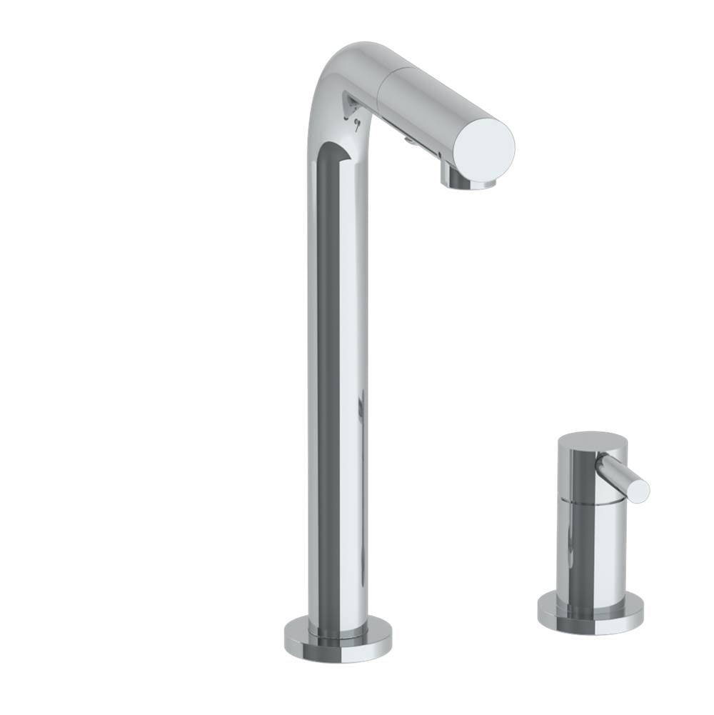 Watermark 23-9.1.3P1-L8V Deck Mounted 2 Hole Square Top Prep Faucet With Pull Out Spray - Parent