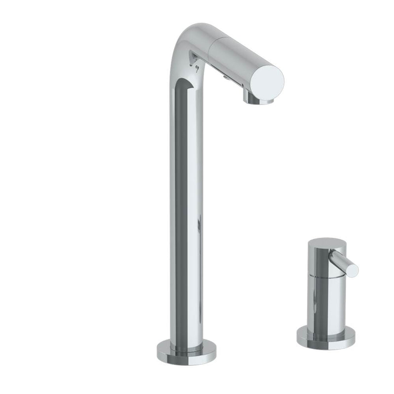 Watermark 23-9.1.3P1-L8V Deck Mounted 2 Hole Square Top Prep Faucet With Pull Out Spray - Parent