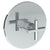 Watermark 23-P80-L9 Loft 2.0 Wall Mounted Pressure Balance Shower Trim 7" Diameter