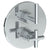 Watermark 23-T20-L8 Loft 2.0 Wall Mounted Thermostatic Shower Trim With Built-In Control 7-1/2" Diameter