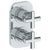 Watermark 23-T25-L9 Loft 2.0 Wall Mounted Mini Thermostatic Shower Trim With Built-In Control 3-1/2" X 6-1/4".