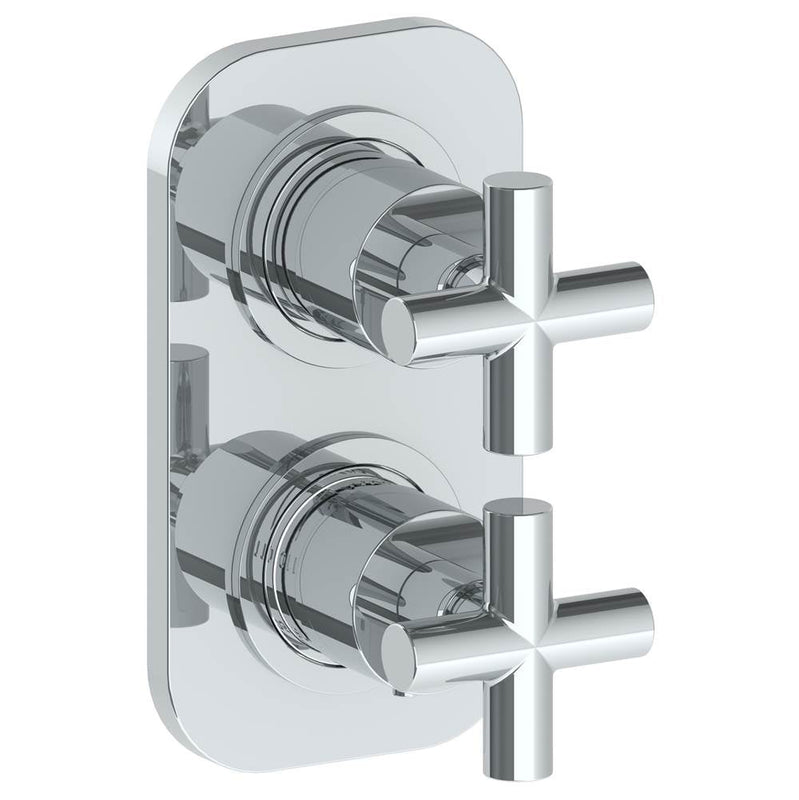 Watermark 23-T25-L9 Loft 2.0 Wall Mounted Mini Thermostatic Shower Trim With Built-In Control 3-1/2" X 6-1/4".