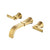 Flusso 230.2450 Two Handle Wall Mounted Tub Filler
