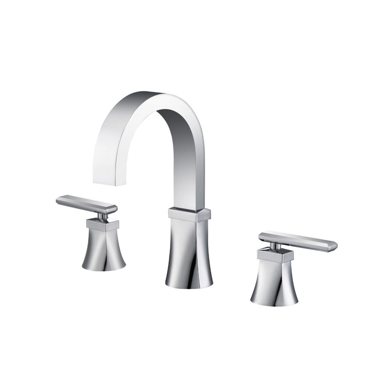 Flusso Serie 230 230.2000 Three Hole 8" Widespread Two Handle Bathroom Faucet - Parent