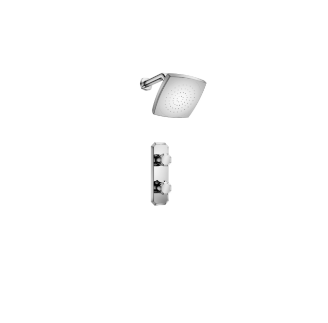 Flusso 230.7000 Single Output Shower Set With Shower Head And Arm - Parent