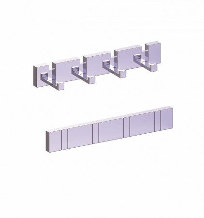 Kartners 232130-4 Berlin Quadruple Robe Hook Fold Down - Parent