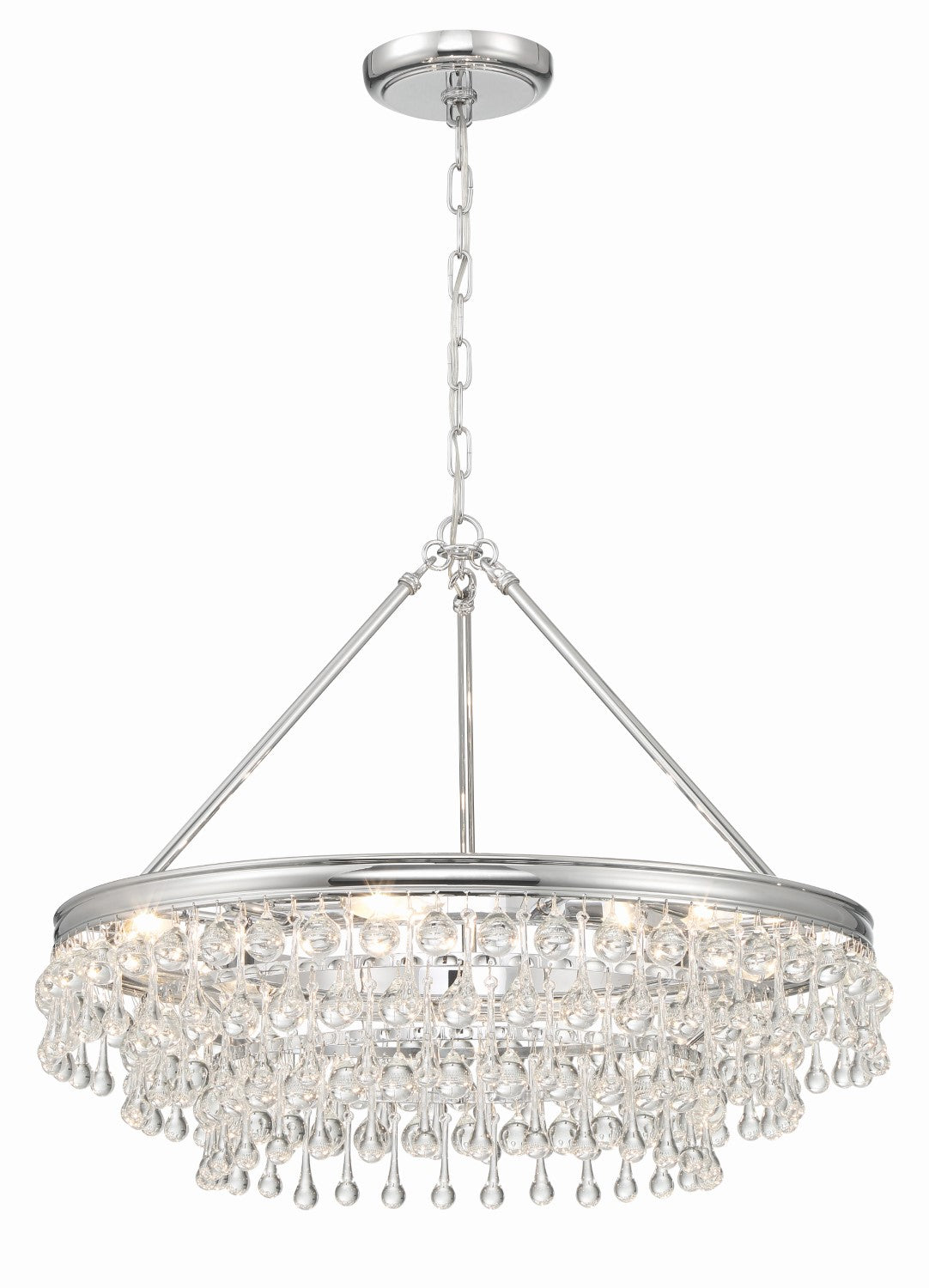 Crystorama 237 Calypso 6 Light Chandelier - Parent