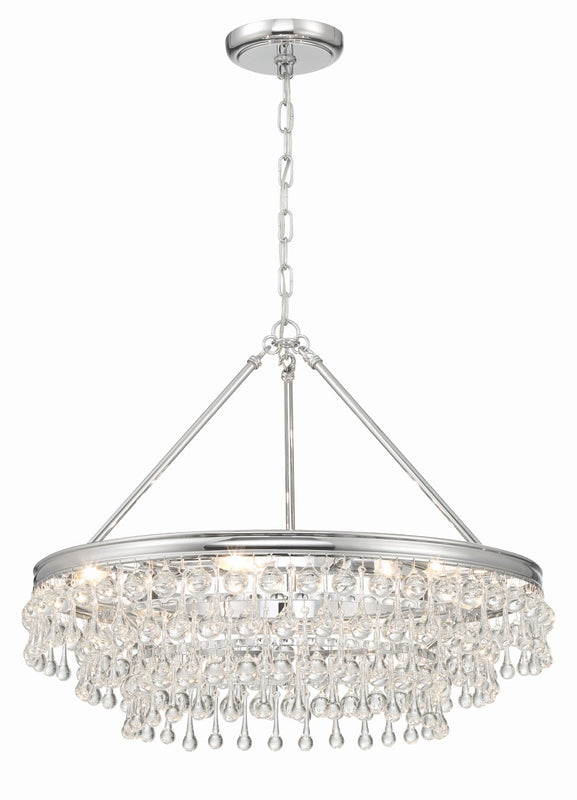 Crystorama 237 Calypso 6 Light Chandelier - Parent