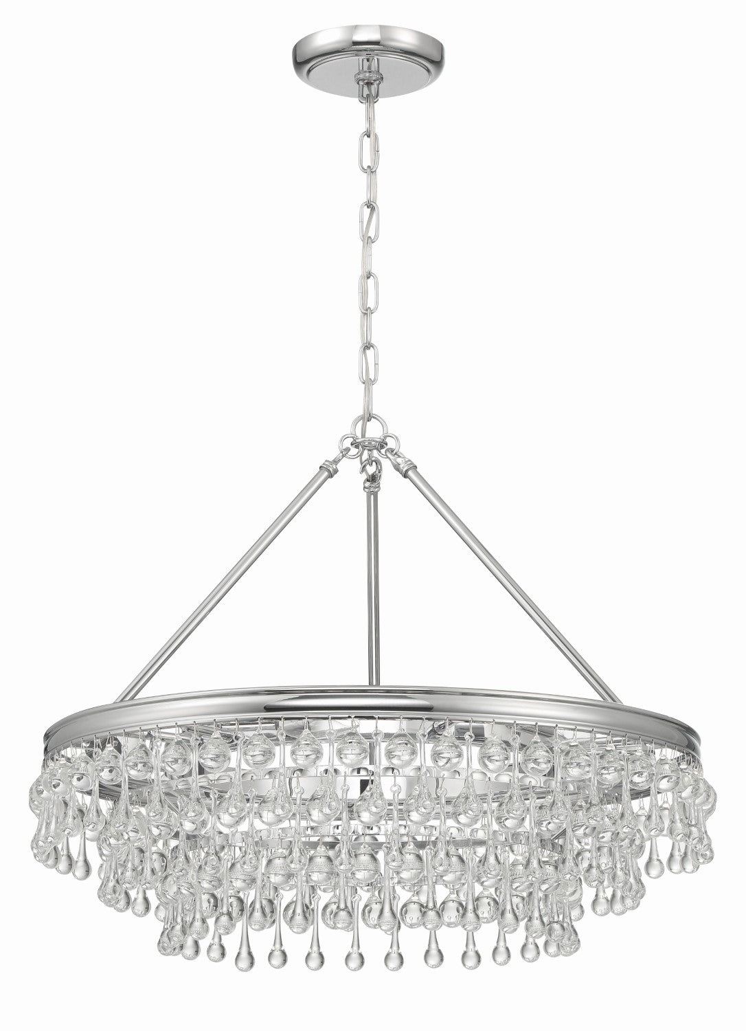 Crystorama 237 Calypso 6 Light Chandelier - Parent