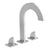 Franz Viegener FV207/J3D Edge Widespread Lavatory Faucet With Push-down Pop-up Drain Assembly