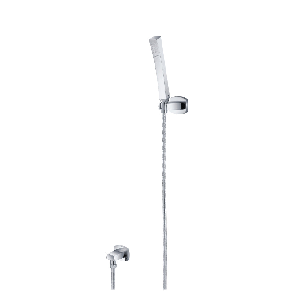 Flusso Serie 240 240.1006 Hand Shower Set With Wall Elbow, Holder and Hose